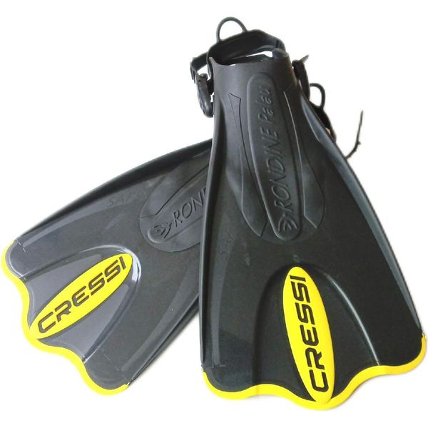 Pinne Cressi Palau Saf - Pinne Corte Regolabili Per Nuoto E Snorkeling, Unisex Adulti-image