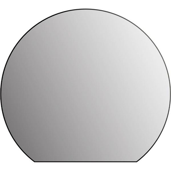 Specchio Rotondo Talos Picasso Nero Ø 100 Cm - Con Cornice In Alluminio Di Alta Qualità Per Un Ambiente Elegante - Perfetto Specchio Da Bagno-image