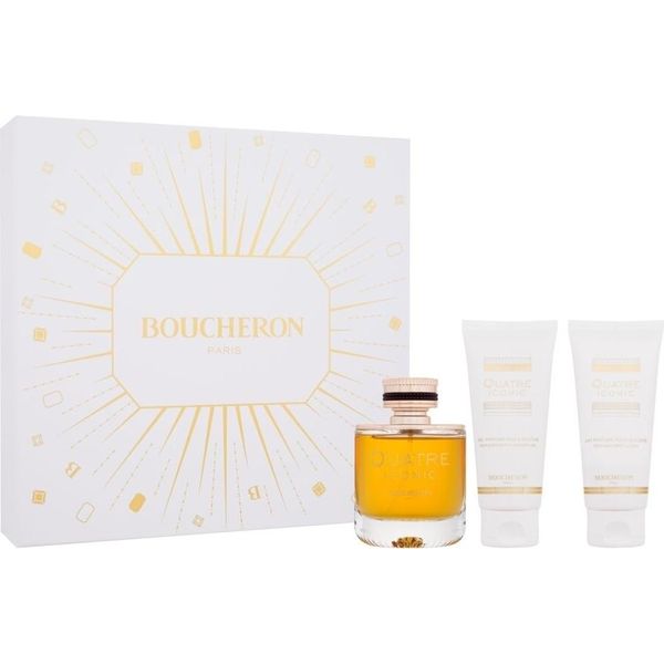 Boucheron Quatre Iconic 100Ml Eau De Parfum + 100Ml Body Lotion + 100Ml Shower Gel-image