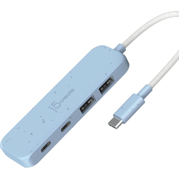 J5Create Hub Ecologico Da USB-C A Hub Di Tipo C E Tipo A Gen 2 Con 4 Porte-image