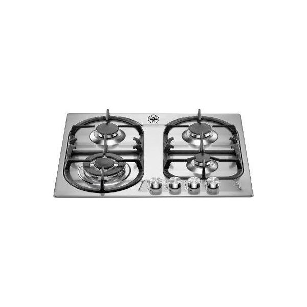 Bertazzoni La Germania P6801D9X/19 Piano Cottura Acciaio Inox Da Incasso 60 Cm Gas 4 Fornelli-image