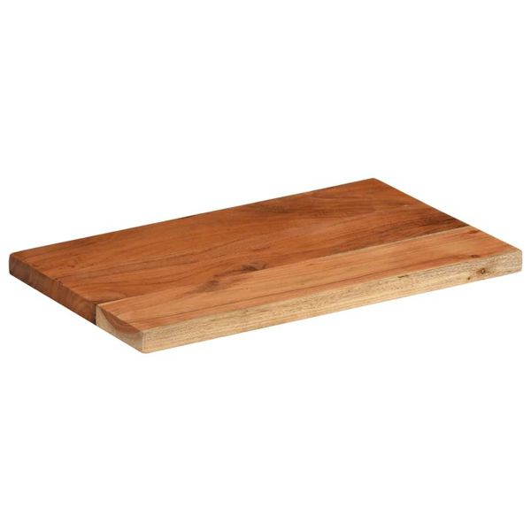 Piano Del Tavolo 50X40X2,5 Cm Rettangolare In Legno Massiccio Di Acacia-image