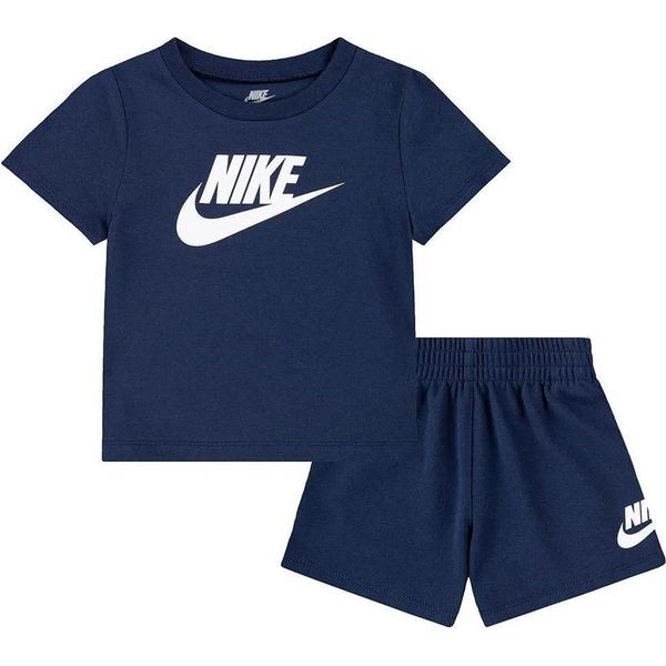Nike Kids Clu Set Maniche Corte Blu 6 Mesi Bambini, Bambine Blu 6 Mesi-image