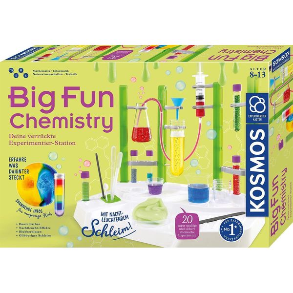 Kosmos Big Fun Chemistry, Experimentierkasten, Chemie, Experimentier-Station, Ab 8 Jahren, 645649-image