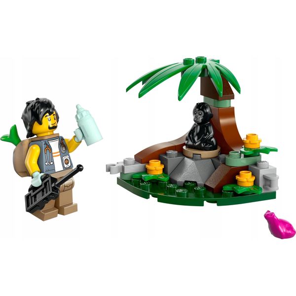 Lego® City 30665 Esploratore Della Giungla Con Cucciolo Di Gorilla-image