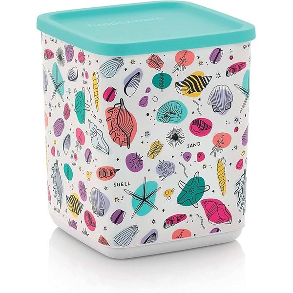 Tupperware Cubix 1,8 Litri, Barattolo Per La Conservazione Delle Conchiglie Estive, Barattolo Per Il Caffè-image