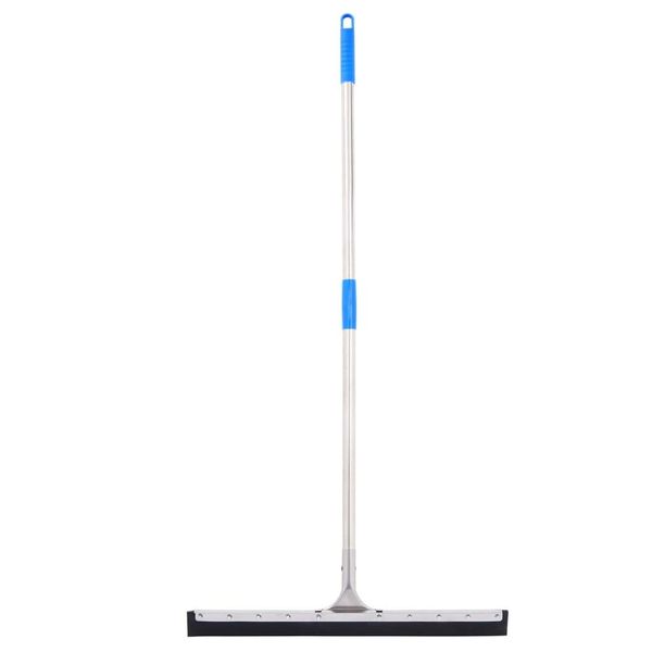 Vidaxl Spatola Per Pavimenti Con Manico 75X122,5 Cm In Acciaio E Gomma-image