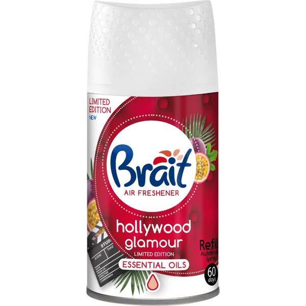 Dramers Brait Hollywood Glamour - Deodorante Per Ambienti 250 Ml, Ricarica Per Distributori Automatici-image