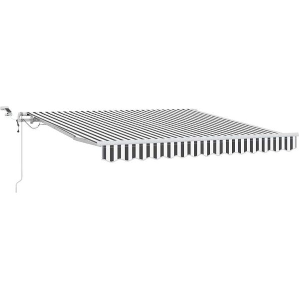 Vidaxl Tenda Da Sole Automatica Con Led Antracite E Bianco 300X250 Cm-image