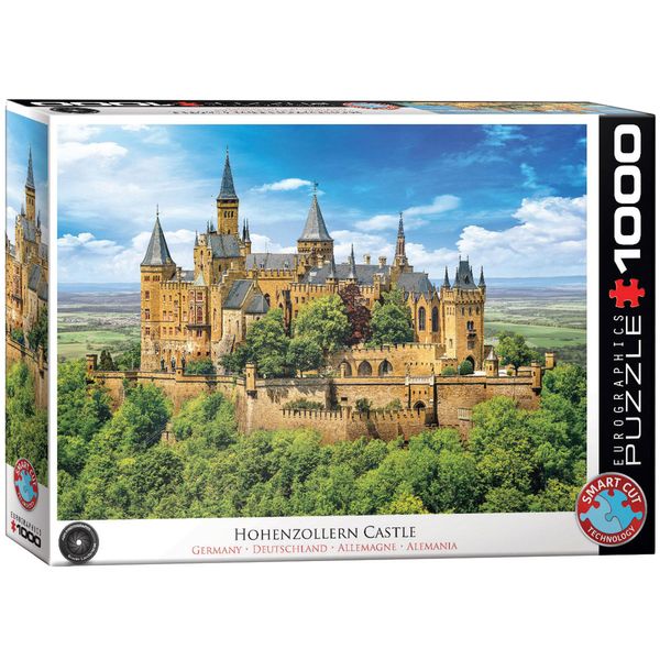 Puzzle Da 1000 Pezzi - Puzzle - Castello Degli Hohenzollern + Accessori Per Puzzle-image
