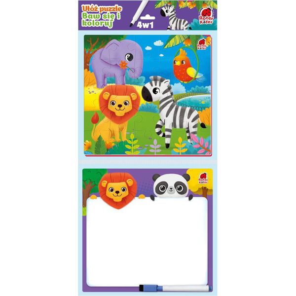 Roter KäFer 4 In 1 Gioco Educativo Zoo. RK1060-02-image