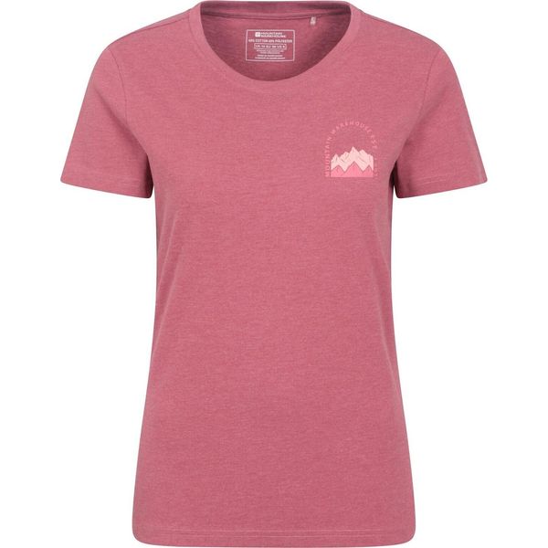 Mountain Warehouse - Maglietta "Mountain Scene"" Per Donna MW3337 (38 De) (Rosa)"-image
