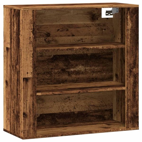 Vidaxl Armadio A Muro Effetto Legno Vecchio 80X33X80 Cm Materiale Legno-image