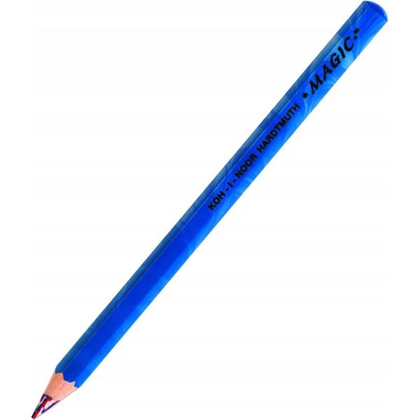 Matite Colorate Koh Magic Jumbo America Blu Confezione Da 30 Pezzi-image