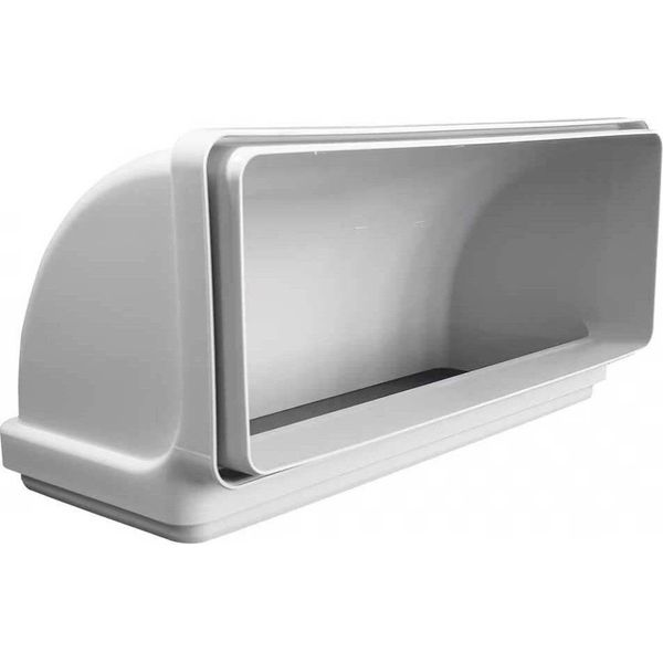 Mepamsa 90º 220X90 Mm Arco Di Cappuccio Rettangolare A Rettangolare Argento Argento Taglia Unica-image