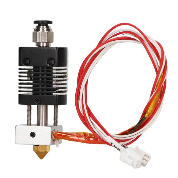 Stampante 3D - Estrusore - Hotend DC24V 40W Tubo Riscaldante 0,4 Mm Ugello In Ottone Blocco Riscaldante Kit Hotend Per Stampante In Alluminio Per ET4-image