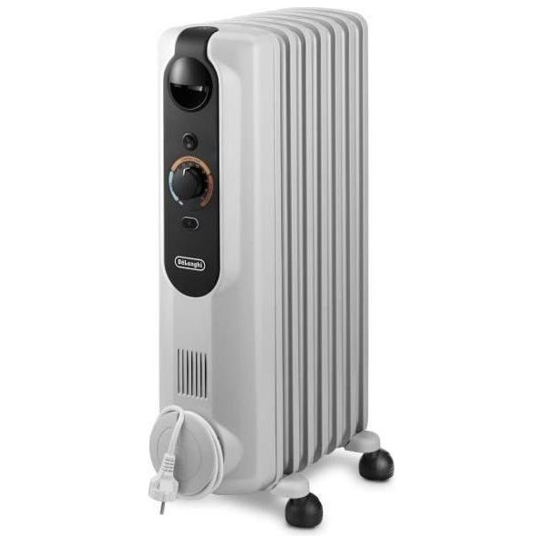 De'longhi TRRSE0715, Riscaldatore Elettrico Istantaneo A Olio, Olio, Interno, Pavimento, Grigio, Prestazioni-image