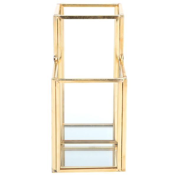 Contenitore Di Vetro, Scatola Di Immagazzinaggio Del Pennello Di Trucco, Scatola Di Immagazzinaggio Di Vetro, Contenitore Di Immagazzinaggio, Secchio Di Vetro Del Pennello Di Trucco, Scatola Di Immagazzinaggio-image