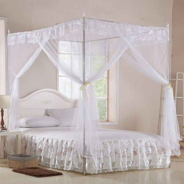 Zanzariera, Tenda Da Letto, Baldacchino Da Letto, Zanzariera, Zanzariera A Quattro Angoli, Zanzariera Da Camera Da Letto-image