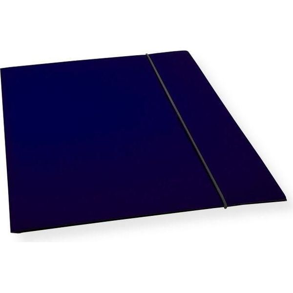 Cartella A4 Con Elastico Blu Navy 300Gsm (10 Pezzi)-image