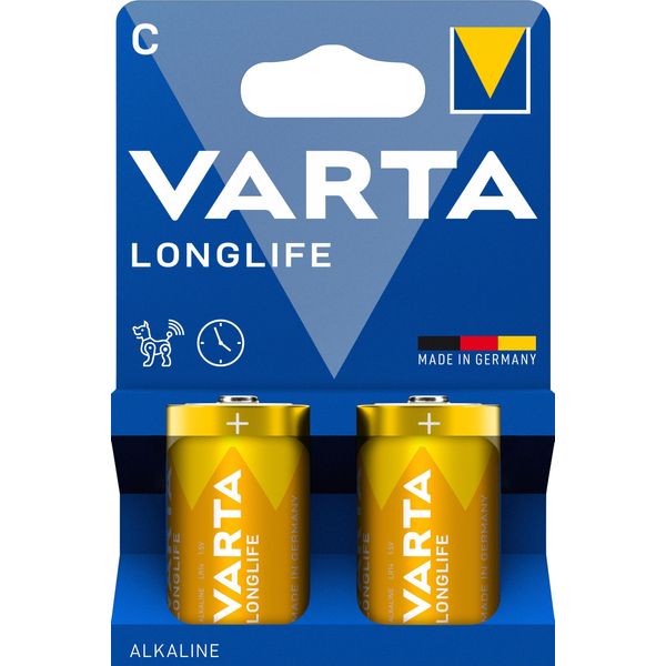 Varta Batterie Longlife Alcaline C Baby LR14 1,5V 1Bli=2Stk-image