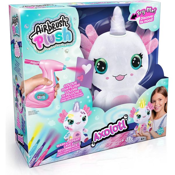 Canal Toys Airbrush Plush Aksolotlipehmo-image