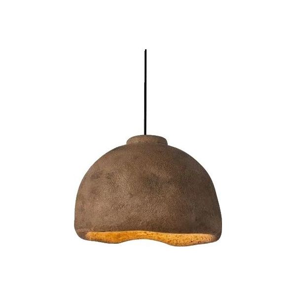Lampada A Sospensione, Lunghezza Regolabile, Design A Risparmio Energetico, Luce Calda, Marrone-D45Cm-image
