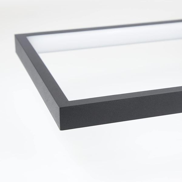 Zmh Lampada Da Soffitto Plafoniera Led Dimmerabile Con Telecomando 40W Metallo Nero Lampada Da Soggiorno Design Moderno Lampada Da Camera Da Letto Lampada Da Cucina Per Camera Da Letto Sala Da Pranzo Soggiorno Studio Corridoio-image