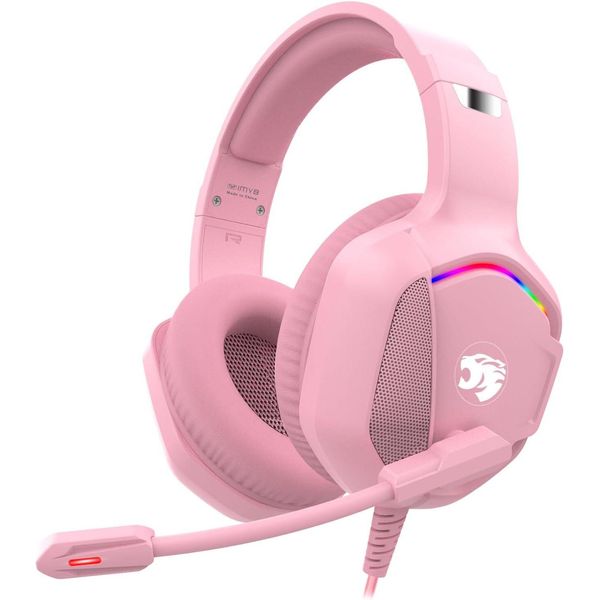 Con Microfono Per Pc, Xbox One Series X/S, Ps4, Ps5, Switch, Cuffie Stereo Surround Noise Cancelling Con Microfono Luce Rgb Per Mac, Laptop, Nintendo-image