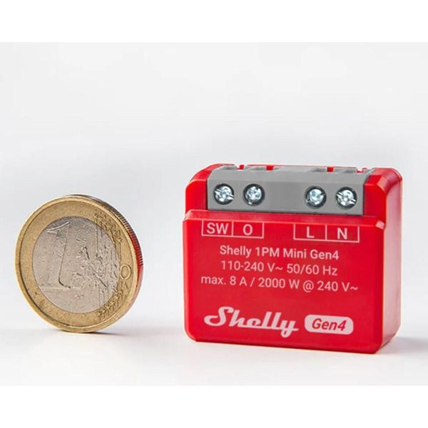Shelly 1PM Mini Gen4 Mini Wifi Transmitter With Energy Measurement-image