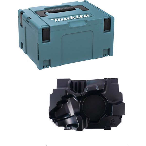 Valigetta Makita Makpac 3 + Pezzo Imbutito DGA504/508/518 (838175-3)-image