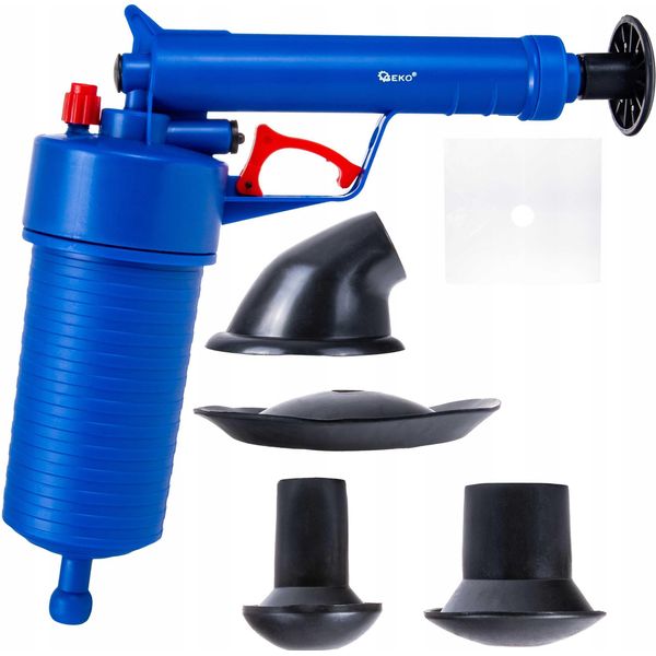 Pistola Per La Pulizia Dei Tubi Geko, Strumento Per La Pulizia Dei Tubi, Strumento Per La Pulizia Dei Tubi, Ad Alta Pressione, Ideale Per Rimuovere Le Ostruzioni-image