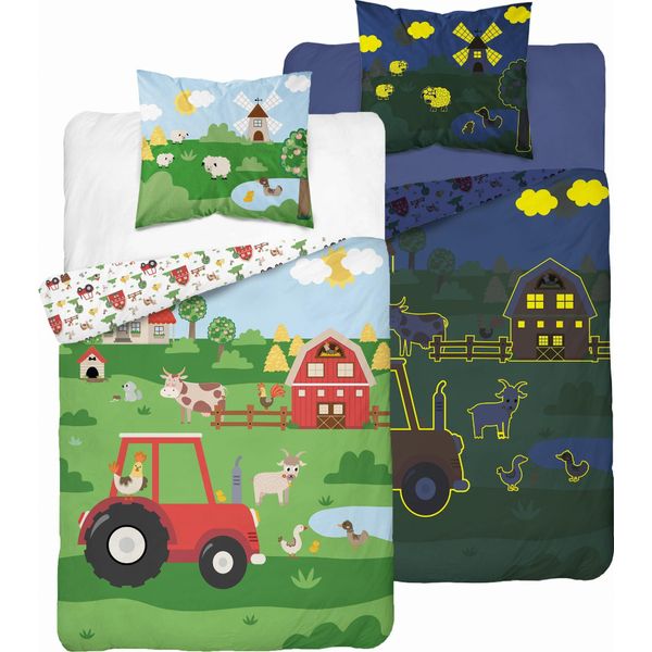 Biancheria Da Letto In Cotone Fosforescente 160X200 Fattoria-image
