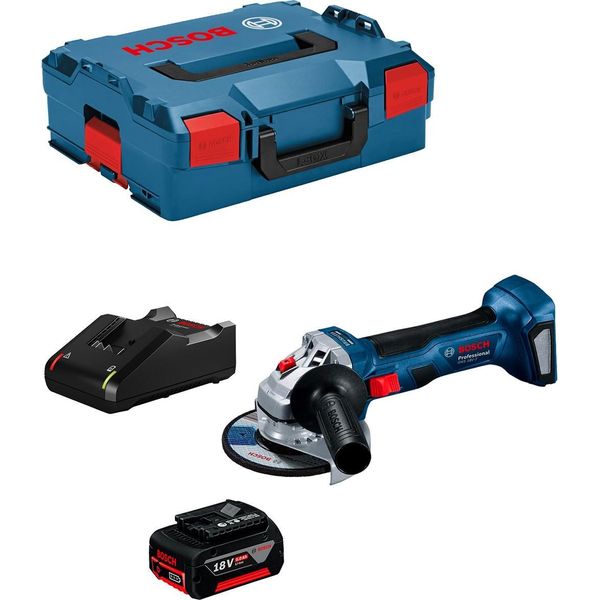 Smerigliatrice Angolare Bosch Gws 18V-7 (1 X 5,0 Ah + GAL18V-40 + L-Boxx 136)-image