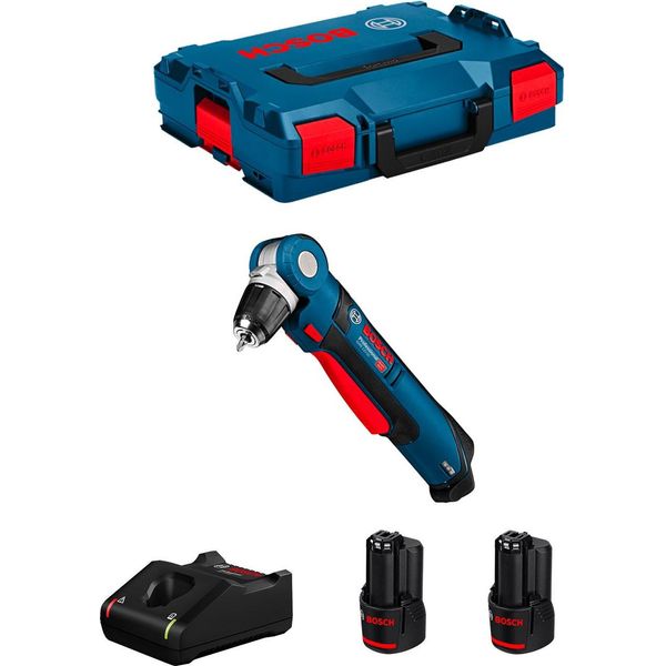 Trapano Avvitatore Bosch Gwb 12V-10 (2 X 3,0 Ah + GAL12V-40 + L-Boxx 102)-image
