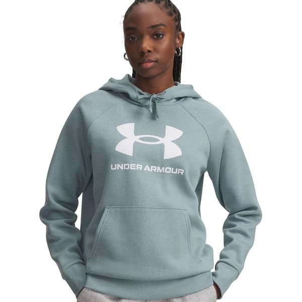 Under Armour Ua Rival Fleece Big Logo Hd - Serpentina, Taglia:S-image
