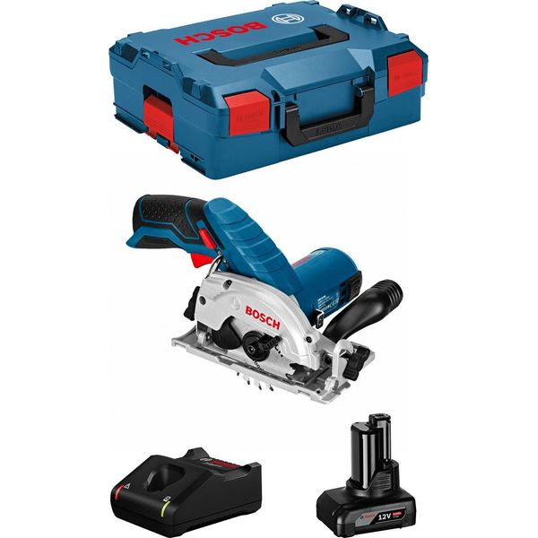 Sega Circolare Bosch Gks 12V-26 (1 X 6,0 Ah + GAL12V-40 + L-Boxx 136)-image