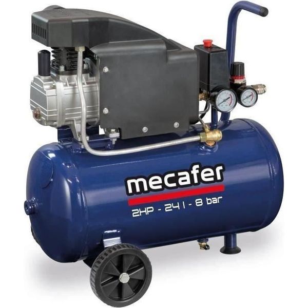 Compressore - Mecafer - 425793 - Blau - 24 L - 2 Ps - 8 Bar-image