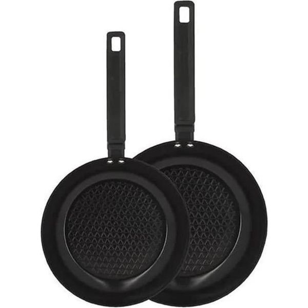 Set Di 2 Padelle - Menastyl - 6020297 - Alluminio - 24 E 28 Cm - Tutti I Tipi Di Cucina, Compresa L'induzione-image