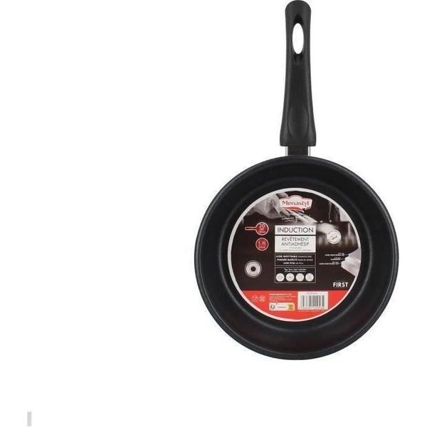 Padella - Menastyl - 6020244 - Acciaio Inossidabile - 20 Cm - Adatta A Tutti I Tipi Di Piano Cottura, Compreso Quello A Induzione-image