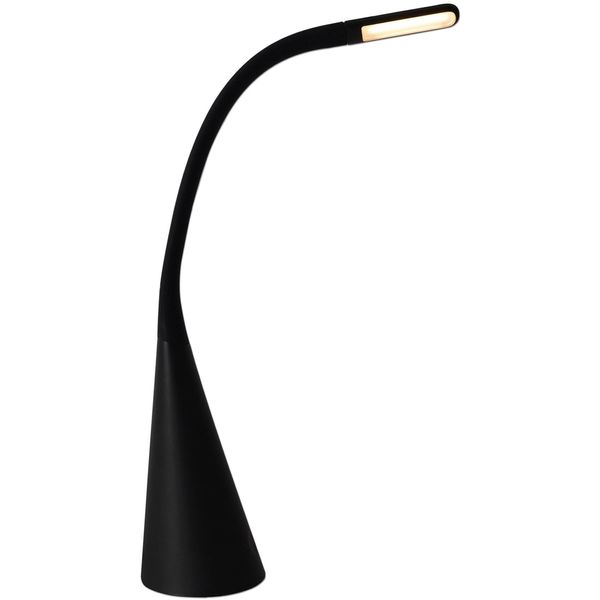 NÄVe Led Tischleuchte "Alf", Schwarz, Ø 11Cm H: 65Cm, 1 Stk., Leuchten, 3-Stufen Dimmbar, Touch, Usb Stecker, Bewegende, Led Tischleuchte-image