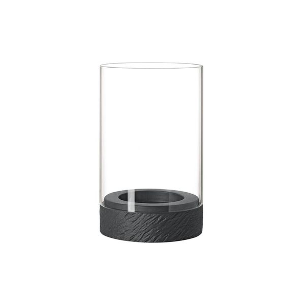 Windlicht Villeroy & Boch "Windlicht Manufacture Rock Home 20 Cm Schwarz", Schwarz, Kerzenhalter, Windlicht-image
