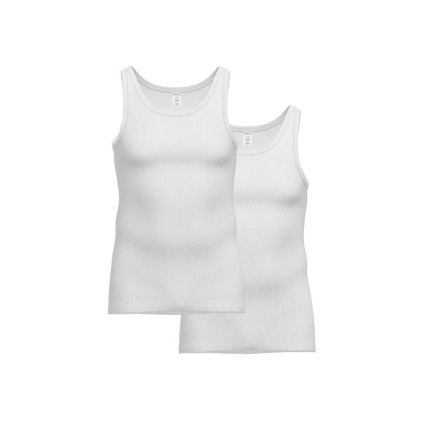 Unterhemd Ammann "Unterhemd Doppelripp Unterhemden 2Er Pack 2Er Pack", Herren, Gr. Xxl, N-Gr, Weiß, Obermaterial: 100% Baumwolle Co., Unterhemden Unterhemd-image