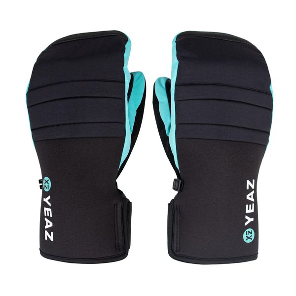 Skihandschuhe Yeaz "Fausthandschuhe Pow" Gr. 9, Blau, Handschuhe, Damen, 9, Obermaterial: 65% Nylon Ny. 35% Polyester Pes.-image