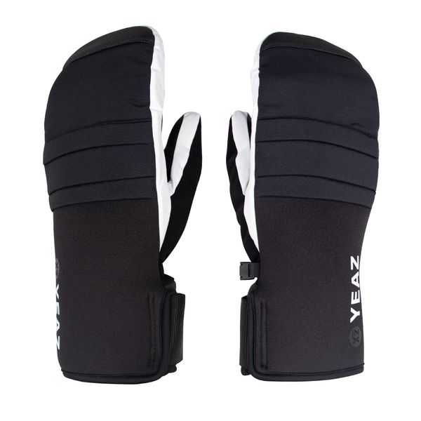 Skihandschuhe Yeaz "Fausthandschuhe Pow" Gr. 7, Weiß, Handschuhe, Damen, 7, Obermaterial: 65% Nylon Ny. 35% Polyester Pes.-image