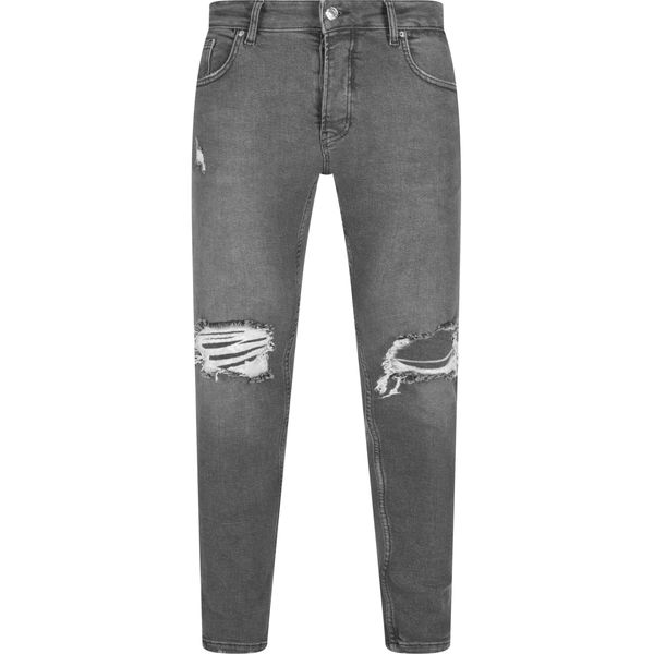Bequeme Jeans 2Y Premium "2Y Premium Herren 2Y Skinny Fit Jeans", Herren, Gr. 32, NormalgrößEn, Schwarz, 100% Baumwolle, Unifarben, Jeans-image