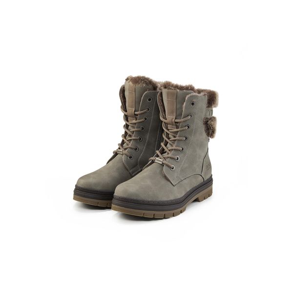 Stiefel Tom Tailor "Tom Tailor Boots", Damen, Gr. 36, Mud, Unifarben, Schuhe Stiefel-image