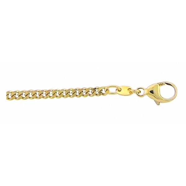 Goldarmband Adelia´s "Damen Goldschmuck 333 Gold Flach Panzer Armband 18,5 Cm", Gold, ArmbäNder, Damen, 18,5, Gold, Goldarmband, 18,5 Cm 333 Gold Goldschmuck FüR Damen-image