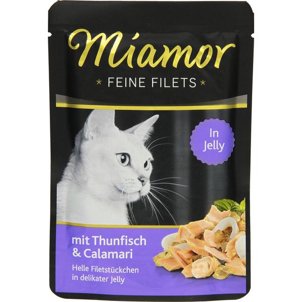 Miamor Filetti Fini Pb 100G - Tonno E Calamari-image