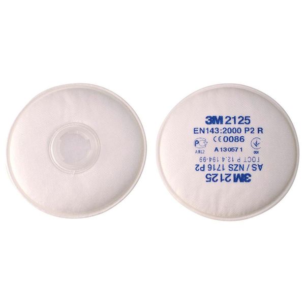 Filtro Antiparticolato Rotondo Con Carbone Attivo P3R 2138 EN143 F.Art.No.4000370680/-690 3M-image
